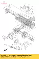 3D8163500000, Yamaha, pressure plate assy yamaha  xvs 950 1300 2007 2008 2009 2010 2011 2012 2014 2015 2016 2017 2018 2019 2021, New