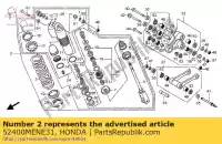 52400MENE31, Honda, komplet poduszek, rr honda crf  x r crf450r 450 , Nowy