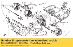 Aquí puede pedir conjunto de articulaciones b, tubo de Honda , con el número de pieza 16042KT8003: