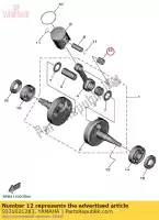 9331021283, Yamaha, bearing yamaha yz65 65 , New