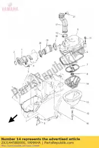 yamaha 2XJ144580000 guider - La partie au fond