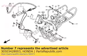 Honda 30503428003 sluitring, cap - Onderkant