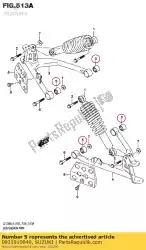 Here you can order the bush from Suzuki, with part number 0931910049: