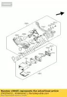 23025S011, Kawasaki, lamp-tail kawasaki klv  a klv1000 1000 , New