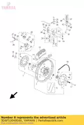 Aquí puede pedir juego de radios, trasero de Yamaha , con el número de pieza 3D6F53040000: