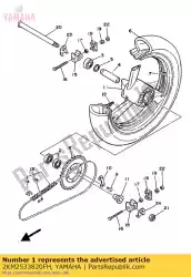 Ici, vous pouvez commander le roue coulée, arrière auprès de Yamaha , avec le numéro de pièce 2KM2533820FH: