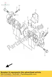 Here you can order the cover,caliper from Suzuki, with part number 5915104A01: