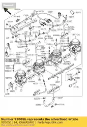 Here you can order the fitting zr250-a5 from Kawasaki, with part number 920051314: