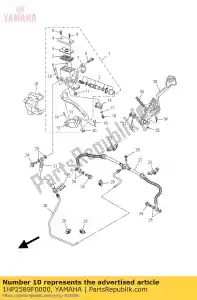 Yamaha 1HP2589F0000 bullone, leva - Il fondo