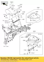 391560538, Kawasaki, pad, rubberen spons kawasaki ninja r ex250 k 250r 250 , Nieuw