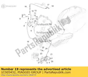 Piaggio Group 1C005432 unidad tubaz fles? abs pinza hormiga - Lado inferior