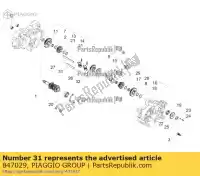 847029, Piaggio Group, Vorkgeleidepen met schacht aprilia derbi gilera  gpr gsm h@k rcr rcr 50 rs rs4 rx rx 50 rx sx senda senda drd r senda drd sm senda r senda r drd x treme senda sm drd x treme senda x-treme 50 sm low seat smt smt racing sx zapabb01 zapkka00 zapkkb00 zapkkb07 zd4kka01 zd4kkb01 zd4kkb0, Nieuw