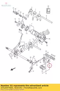 Suzuki 2552647000 cubierta, polvo - Lado inferior