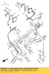 Yamaha 26H881210100 controle, tuner - Onderkant