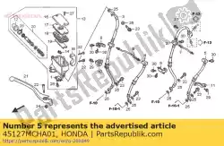 Here you can order the no description available at the moment from Honda, with part number 45127MCHA01: