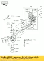 132800007, Kawasaki, uchwyt kolektora dolotowego vn2000- kawasaki vn vulcan 1700 2000 2004 2005 2006 2008 2009 2010 2011 2012 2013 2014 2015 2016, Nowy