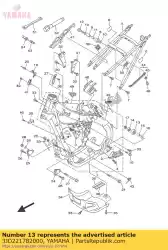 spanner van Yamaha, met onderdeel nummer 3JD221782000, bestel je hier online: