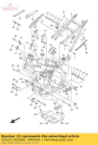 yamaha 3JD221782000 spanner - Onderkant