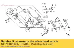 Ici, vous pouvez commander le protecteur, manchon auprès de Honda , avec le numéro de pièce 18324KRN000: