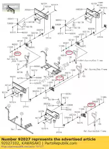 kawasaki 92027102 01 collar - Bottom side