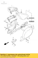 4711040H10YHL, Suzuki, cubierta comp, lateral suzuki vz 1500 2009, Nuevo