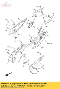 yamaha 20S2171100P3 capa, lado 1 - Lado inferior