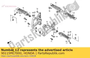 Honda 90115ML7000 boulon p. étape - La partie au fond
