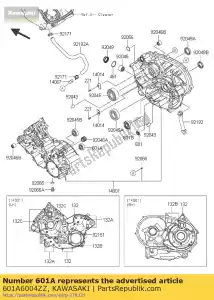 Kawasaki 601A6004ZZ roulement à billes - La partie au fond