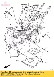 Qui puoi ordinare ammortizzatore da Yamaha , con numero parte 4GG214880000: