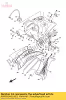 9890M0601600, Yamaha, tornillo, encuadernación yamaha c cs tt r tzr ybr yp 50 125 180 250 2002 2003 2005 2006 2007 2008 2009 2010 2011 2012 2013 2015 2016, Nuevo