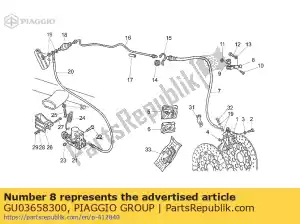 Piaggio Group GU03658300 zacisk w??a - Dół