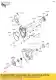 Engrenage, pompe à eau kx250t6f Kawasaki 590510061