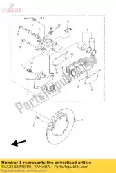 Tutaj możesz zamówić remschijf achter od Yamaha , z numerem części 5VX2582W0000: