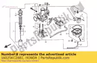 16025KC2881, Honda, conjunto de alavanca, estrangulamento honda ca trx 125 250 1998 1999 2001 2002 2003 2004 2005, Novo