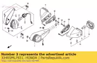 33405ML7921, Honda, geen beschrijving beschikbaar op dit moment honda vfr 750 1989, Nieuw