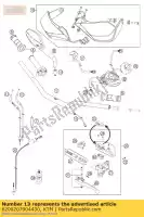 6200207904430, KTM, protège-mains cpl.l / s + r / s noir ktm sm superm supermoto 990 2009 2010 2011 2012 2013, Nouveau