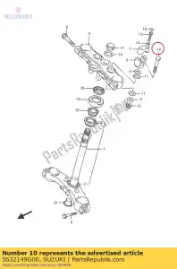 Suzuki 5632149G00 boulon - La partie au fond