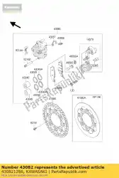 Tutaj możesz zamówić klocki hamulcowe od Kawasaki , z numerem części 430821286: