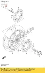 Tutaj możesz zamówić o? Przednia od Suzuki , z numerem części 5471108F00:
