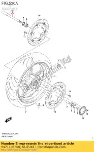 suzuki 5471108F00 o? przednia - Dół