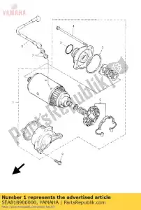 yamaha 5EA818900000 unidade de motor de partida - Lado inferior