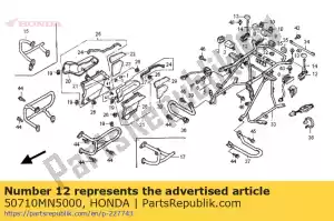 Honda 50710MN5000 houder, assy., roer - Onderkant
