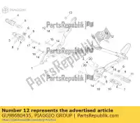 GU98680435, Piaggio Group, vis à six pans creux m8x35     , Nouveau