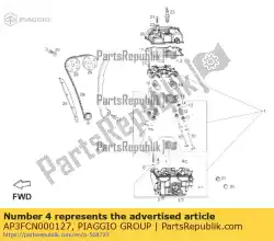 Here you can order the locating dowel 8x10 from Piaggio Group, with part number AP3FCN000127: