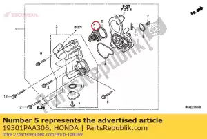 honda 19301PAA306 termostat kpl. (nippon - Dół