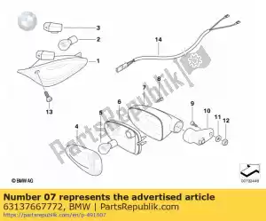 bmw 63137667772 housing - Bottom side