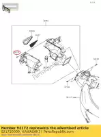 921720009, Kawasaki, schroef, tappen, 5x20 vn800-e3 kawasaki  er er-6f er-6n gpz kle klx klz vn w z zephyr zr zx zxr 400 450 500 550 600 636 650 750 800 820 1000 1986 1987 1988 1991 1992 1993 1994 1995 1996 1997 1998 1999 2000 2001 2002 2003 2004 2005 2006 2007 2008 2009 2010 2011 2012 2013 2014 2015 2016 , Nieuw