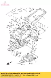 Tutaj możesz zamówić zosta?, silnik 2 od Yamaha , z numerem części 1S3213151000: