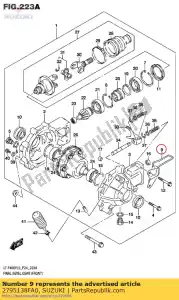 suzuki 2795138FA0 conjunto de suporte, sh - Lado inferior