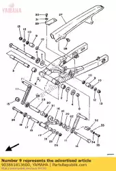 Ici, vous pouvez commander le buisson (29k) auprès de Yamaha , avec le numéro de pièce 903861813600: